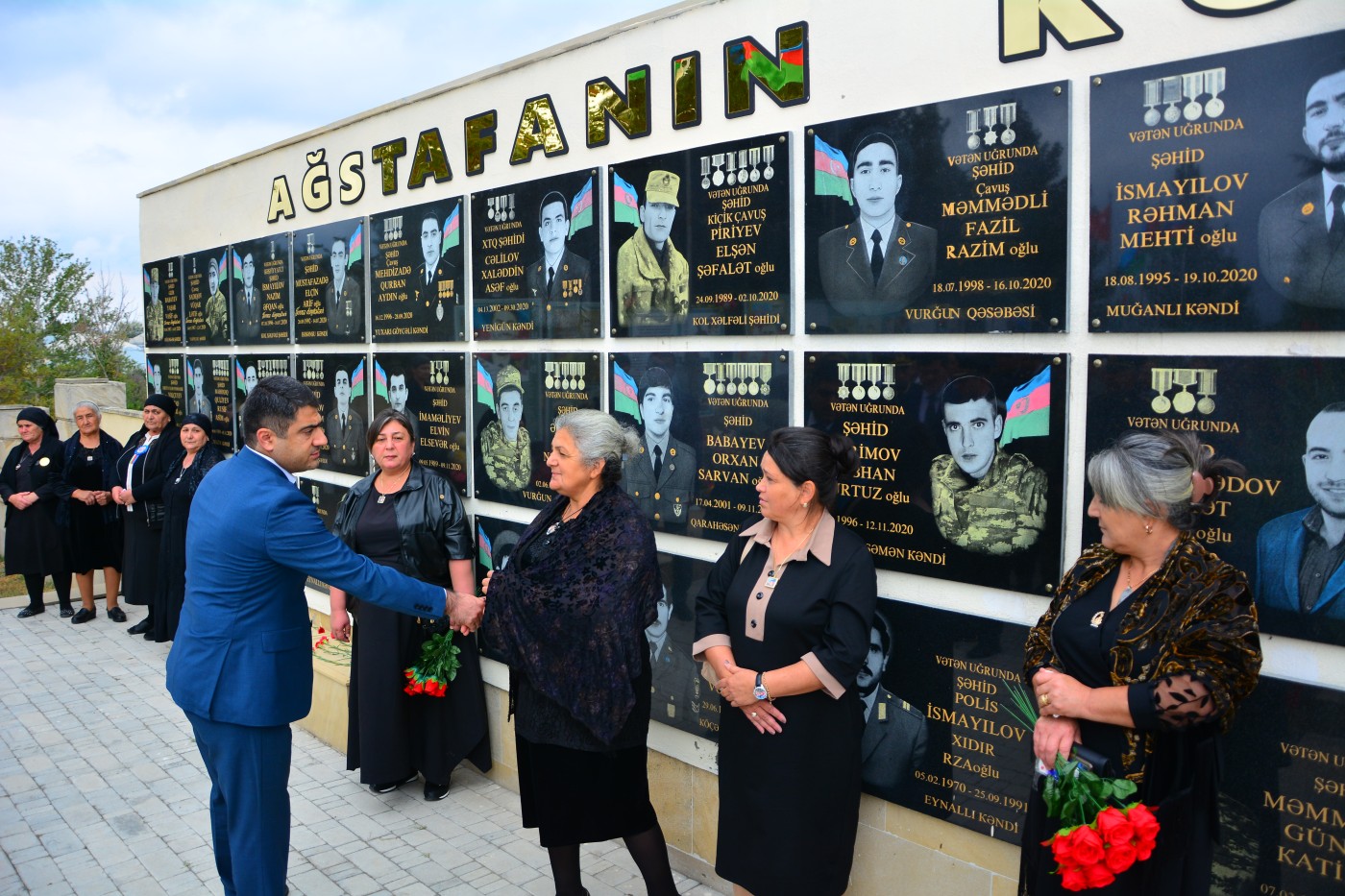 Anım Günü ilə bağlı Ağstafada tədbirlər keçirilib - FOTOLAR